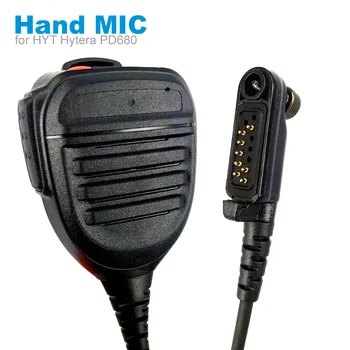 Reproduktor Mikrofón Mikrofón pre HYT Hytera PD600 PD602 PD605 PD662 PD665 PD680 PD682 PD685 X1p X1e Walkie Talkie obojsmerná Rádiová