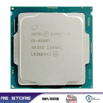 Použitý procesor Intel Core i5-8500T i5 8500T 2.1 GHz Six-Core Šesť-Niť CPU Procesor 9 M, 35W LGA 1151