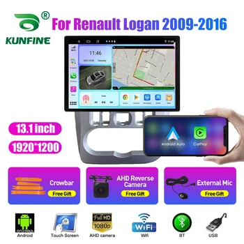 13.1 palcov autorádia Pre Renault Logan 2009-2016 Auto DVD, GPS Navigácie Stereo Carplay 2 Din Strednej Multimediálne Android Auto