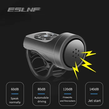 ESLNF Požičovňa Bell Nabíjateľná Bicykel, Motocykel, Elektrické Proti krádeži Alarm Horn Hlasný Alarm Krúžok Bell Cestná Cyklistika Príslušenstvo