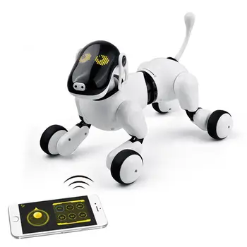 Hendee 1803 hlasové ovládanie ai quadruped hovoriaci robot hračka pre psa inteligentné programovanie pre deti, vzdelávacie darček