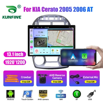 13.1 palcov Auto Rádia Pre KIA Cerato 2005 2006, NA Auto, DVD, GPS Navigácie Stereo Carplay 2 Din Strednej Multimediálne Android Auto