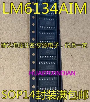 10PCS Nový, Originálny LM6134AIMX LM6134AIM LM6134 SOP14