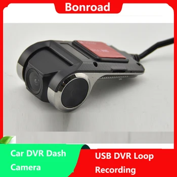 Bonroad Digitálneho Videa Dash Cam Auta DVR Dash Fotoaparát USB DVR Slučky Nahrávanie Auto DashCam Noc Verziu Video Rekordér