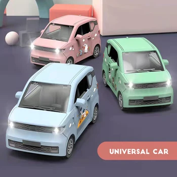 Deti Sa Rozsvieti Hračka Mini Univerzálna Auto Simulované Elektrické Kabriolet Otvorenom Aute Cabriolet Model Hudby Vozidla Baby Boy Toy Darček