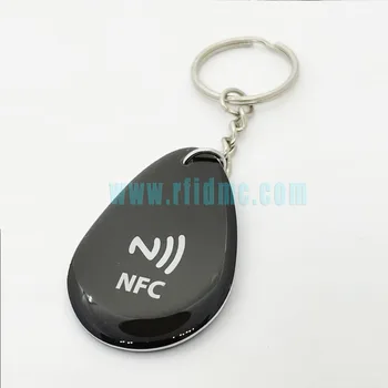NTAG216 Epoxidové Keychain Karty NFC Epoxidové Tlačidlo Fobs NFC Štítku NFC Elektronické Značky