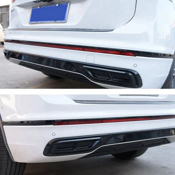 Auto Zadný Nárazník Výbava Exteriér Späť Pery Ochranu Pre VW Tiguan L 2022 2023 Auto Príslušenstvo Lesklý Čierny