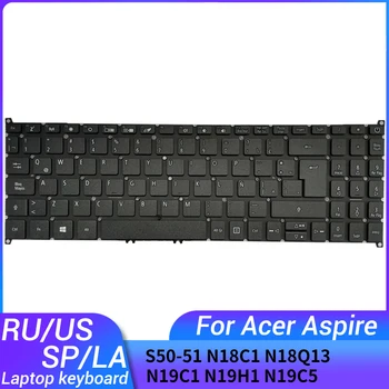 NOVÝ ruský/US/španielsky/latinskej klávesnica PRE notebook Acer Aspire S50-51 N18C1 N18Q13 N19C1 N19H1 N19C5 Č rám