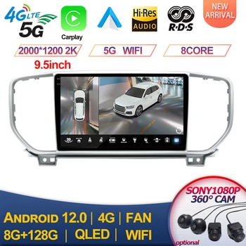 2000*1200P QLED Pre Kia Sportage 4 QL 2018 2019 Auto Rádio Multimediálny Prehrávač Videa Android Navigačný 12 Č 2din 2 din dvd