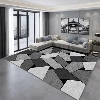 Abstraktné Geometrické Swirls Koberec pre Obývacia Izba Domova Gauč Tabuľka Veľké Plochy Kobercov Moderné Luxusné Dekor protišmykové Rohože