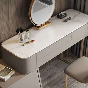 Nordic Bridlice Príborníky Svetlo Luxusné Spálne Nábytok Moderný Minimalistický Veľká-kapacita Toaletný Stolík pre Domácnosť a skrinky na odkladanie vecí
