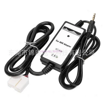 DHL alebo Fedex 10pcs Auto SD AUX, USB Kábel Adaptéra Pripojte Virtual CD Menič pre Honda/Mazda/Toyota LEXUS AUX Audio Adaptér