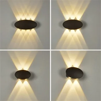 TEMAR LED Nástenné Svietidlo Moderného Vonkajšie Svetlo Tvorivé Sconce Nepremokavé Zariadenie Pre Domáce Koridor