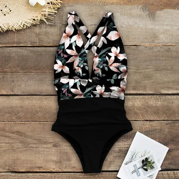 2023 Sexy Novú tvaru jednodielne Plavky Plus Veľkosť Plaviek Ženy Vysoký v strede zúžený plavky plážové oblečenie Backless Plávať Nosenie S~XL