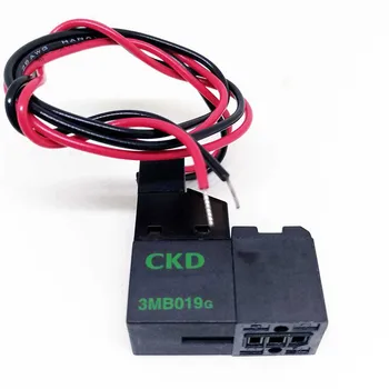CKD 3MB01G Mini Pneumatické Elektromagnetický Ventil 3 Cestu S Kábel Drôt LED 24V DC