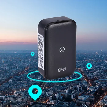 GF21 Locator Anti-theft Tracker Anti-loss Polohy Bezpečnostný Alarm Prenosný GPS Tracker pre Starších ľudí, Deti, domáce zvieratá, Auto