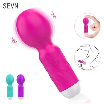 10 Režimy Silné Vibrácie Inovované Mini Vibrátor Nabíjanie Pomocou Pripojenia Usb Prenosné Telo Masážneho Klitorisu G-Bod Vibrátory Sexuálnu Hračku Pre Ženy