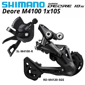 Shimano Deore M4100 1x10S MTB Bike Motocykle Sada SL-M4100 radiaca páka Páka RD-M4120 RD-M5120 Zadné Koleso Prepínať Základné m6000