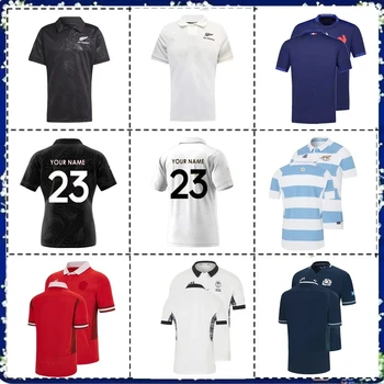 2023 Nový Zéland Všetkých Černochov Domov Rugby Jersey Tričko Japonsko 23/2024 NOVÝ ZÉLAND AUSTRÁLIA RUGBY DRESY Vlastné meno a číslo
