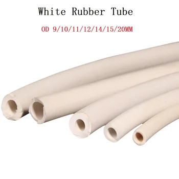 Biele Gumené Trubice Pre Experiment OD 9/10/11/12/14/15/20 MM Vákuové Potrubie-3M