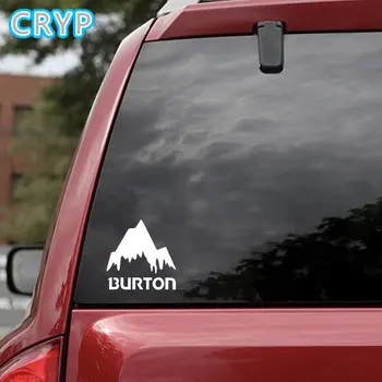 Vysoká Kvalita Burton Mountain Lyže, Snowboard Auto Nálepky Vinyl Zábavné Nálepky Auto Okno Nárazníka Novinka JDM Drift vysekávané Odtlačkový