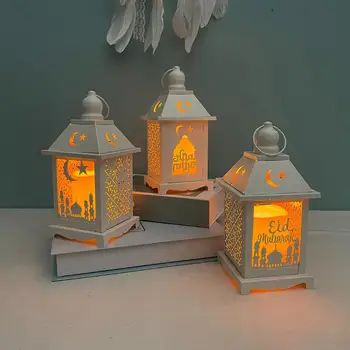 LED Svietidlo Svetlo 2023 Mubarak Dekorácie pre Domov Islam Moslimskej Strany Kareem Al Adha Tabuľka Ozdoby