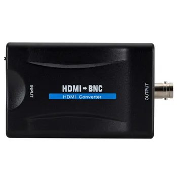 HDMI BNC Video Audio Converter Adaptér Kompatibilný PAL/NTSC S USB Napájací Kábel