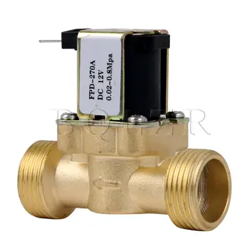BQLZR Normálne Zatvorené Vody Ovládať Elektromagnetický Ventil G3/4 / G2/1 DC12V/24V 0.02 mpa-0.8 mpa