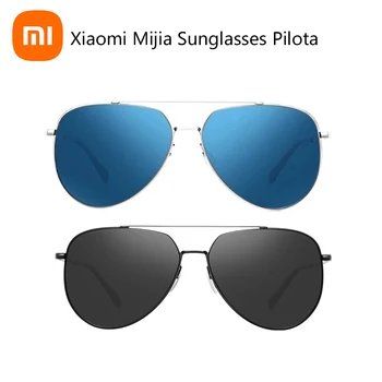 Xiao Mijia slnečné Okuliare Pilota Pre Mužov, Ženy UV400 Oilproof HD Nylon Polarizované Okuliare Pre Vonkajšie Jednotky Cestovné Športové Anti-UV