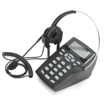 HT810 Call Centrum Káblové Telefón s Všesmerového Headset Odolný Telefón s Headsetom, Nastavený pre Office H