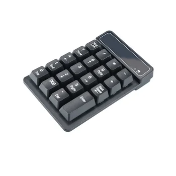 2.4 GHz Wireless Keyboard Mini USB Numerická 19 Tlačidlá pre Notebook PC (A)