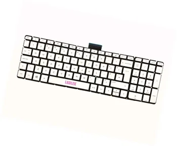 Nové UK strieborná klávesnica s podsvietením pre HP Envy 15-w103na 15-w104na 15t-w000