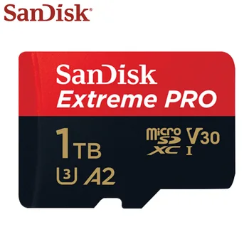 SanDisk Pamäťovej Karty 1 TB Microsd V30 Čítať Rýchlosti Až 200 MB/s Extreme PRO Micro SD Karty U3 A2 UHS-I TF Karta Pre 4K HD Video