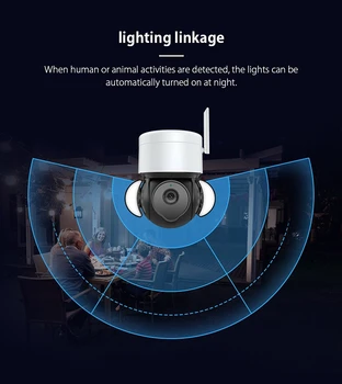 Wifi KAMERY, IP Kamery, 5G Smart Cloud 1080P Video Dohľad Vonkajšie Auto Sledovania Google Domov Alexa PTZ IP Kamera