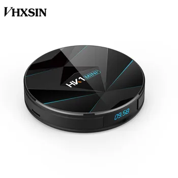 VHXSIN 50pcs/veľa HK1 MINI Plus Android 9.0 TV Box BT4.0 2.4 G&5.8 GHz Wifi Rockchip RK3318 1080p 4K 60fps USB3.0 Set-top-box