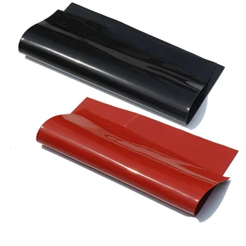 Červená/Čierna Silikónová Guma 250X500mm Čierne Silikónové Hárok, Gumy Matt, Silikónové Fólie pre tepelnú Odolnosť