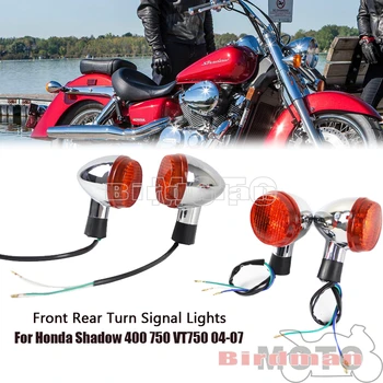 Pre Honda Shadow 400 750 VT750 2004-2007 Motocykel Fornt Zadné Zapnite Indikátor Signálu Lampa E13 11V 21W Amber Brzdové Svetlo Blinkers