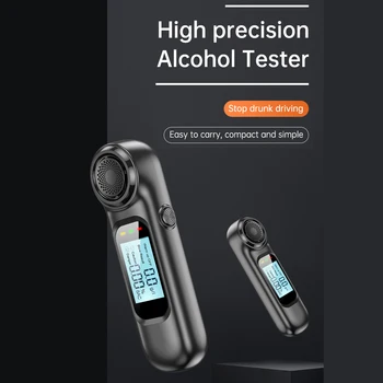 AM01 Automatické Alkohol Tester Breathalyzer Profesionálne Non-Kontakt Dych Tester Prenosné USB Nabíjateľné Alkoholu Testovacích Nástrojov
