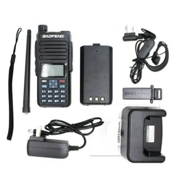 BF-H6 walkie talkie Vysokej Powel Dlhý Rad Telefóny a Komunikácia Walkie Talkie Profesional VHF Dve Cesty CB Rádio