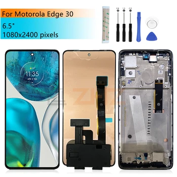 Pre Motorola Moto Okraji 30 LCD Displej Dotykový Displej Digitalizátorom. Montáž Na Moto Edge30 Displej Nahradenie Opravy Dielov