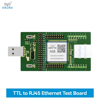 Sériový Port, Ethernet Modul COJXU NS8-TB Úroveň TTL pre RJ45 Ethernet 8 Sériové Porty URAT Modbus TCP na RTU CECILIA Skúšobnej Doske