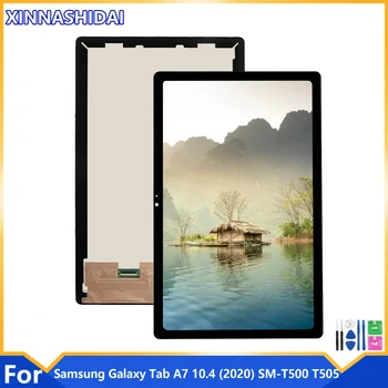 Originál Nové, Pre Samsung Galaxy Tab A7 10.4 (2020) SM-T500 T505 T500 LCD Displej Dotykový Snímač Sklom Digitalizátorom. Montáž