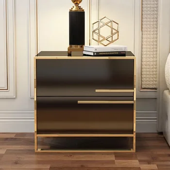 Postmoderných luxusné nočný stolík skrinka na odkladanie vecí rohu tabuľky obývacia izba minimalistický neoklasicistickom čierna a biela farba spálňa s