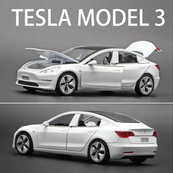 2020 Novom Tesla MODEL 3 1:32 Zliatiny Modelu Auta Diecasts & Hračky autíčka Tesla Model X Model S deti, hračka Pre Deti, Darčeky