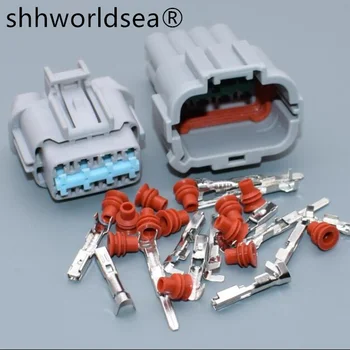 shhworldsea 1 Sada 8 Pin 2.2 mm 6185-1177 6188-0736 Automobilový Konektor Svetlometu Zásuvka Pre Nissan Sylphy Teana