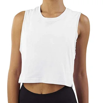 Nový Bez Rukávov Kolo Krku Jogy T-Shirt Ženy Telocvični Cvičenie Top Voľné Quick-Dry Žena Fitness Oblečenie Športové Krátke Rukávy