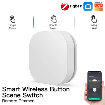 Tuya ZigBee Scény Prepínač Multi-scény Prepojenie Bezdrôtových Inteligentné Tlačidlo Diaľkové Ovládanie Inteligentných Smart Home Zigbee Bránou Potrebné