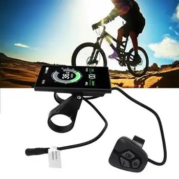 3.5 Elektrický Bicykel Farebný Displej USB Nabíjanie Elektrický Bicykel DPC18 LCD Meter pre Bafang BBS01 BBS02 BBSHD Polovice viesť Motorové