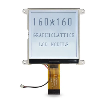 FSTN Transflective 160160 Grafický Modul Ozubené Monochromatický LCD UC1698u 160X160 LCD Displej