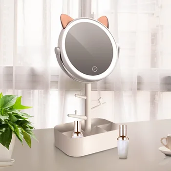 LED Márnosť lampa USB napájanie plynulou stmievanie make-up zrkadlo nočné osvetlenie spálne toaletný stolík svetlo s úložný box